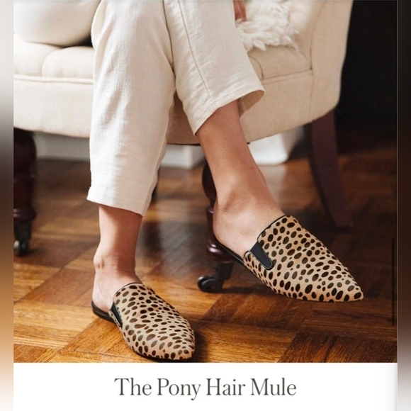 Jenni Kayne Pony Hair Cheetah Mule - 39 - Picture 3 of 12